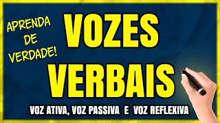 Vozes Verbais Você Sabe a Diferença Entre Voz Ativa Voz Passiva e Voz Reflexiva [upl. by Bortz]