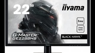 iiyama GMaster Black Hawk GE2288HSB1 Eng Review [upl. by Geminian234]