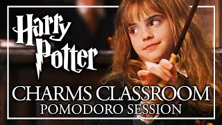 CHARMS CLASSROOM AMBIENCE  Hogwarts Pomodoro Session  Harry Potter ASMR [upl. by Attenrad272]