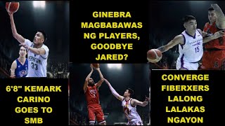 GINEBRA TRADES TWO PLAYERS  SMB ACQUIRES 68quot KEMARK CARINO FROM TERRAFIRMA  TNT MAY NEW SIGNINGS [upl. by Notseh865]