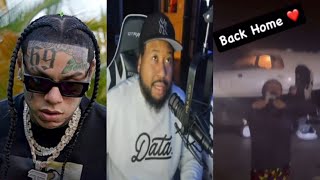 Back on US soil Akademiks speaks on 6ix9ine finally getting let go by the DR justice system [upl. by Norehs]