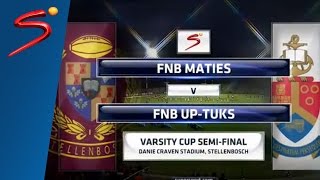 Varsity Cup Semifinal 2 US Maties vs UP Tuks [upl. by Faina]