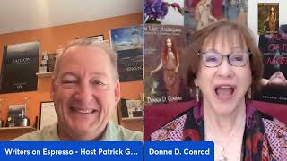 Writers on Espresso  Featuring Donna D Conrad [upl. by Parish]