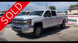 2017 Chevy Silverado 2500 Crew Cab 4x4SOLD [upl. by Chase]