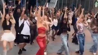 Megan Thee Stallion Fans Dances To Mamushi In London [upl. by Silvano]