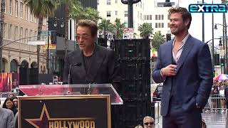 Robert Downey Jr ROASTS Chris Hemsworth with Help from Avengers [upl. by Asile]