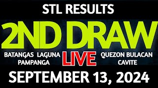 Stl Result Today 2nd draw September 13 2024 STL Batangas Live [upl. by Silden867]