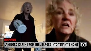 WATCH Landlord From Hell Attacks Tenant After Barging Into Home [upl. by Rehpetsirhc623]