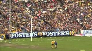 Hawthorn vs West Coast  1991 Grand Final 2nd half [upl. by Ileyan]