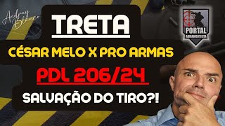 PDL 20624  SALVAÇÃO DO TIRO  TRETA CESAR MELO X PRO ARMAS HABITUALIDADE FALTAM 3 DIAS [upl. by Nitsreik]