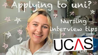 Applying to uni Nursing interview tips [upl. by Tarrsus]