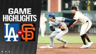 Dodgers vs Giants Game Highlights 51324  MLB Highlights [upl. by Notneuq567]