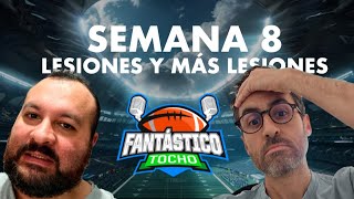 Semana 8 Grupo de autoayuda para lesionados Fantasy Football En Español [upl. by Nekcarb]