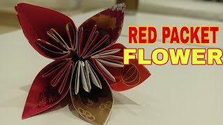 Red Packet Flower Chinese Decoration Ideas [upl. by Ybab151]