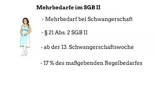 3 2 2 Sozialrecht Mehrbedarf Schwangerschaft [upl. by Odlabso]