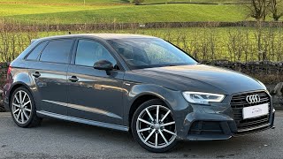 2019 Audi A3 SLine Black Edition Sportback 15 TFSI 6Speed Manual 5Dr  Kendal Automart [upl. by Thalia]