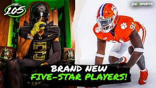 Top 5Star Recruits for 2025 Whos Climbing the Ranks  NEW RANKINGS 🚨  The 105 Podcast [upl. by Erlinna]