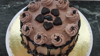 Chocho Chips Cake Best Chocolate Cake Recipe No Egg No Oven [upl. by Ahsia]