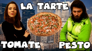 RECETTE  LA TARTE TOMATE PESTO [upl. by Ahsemad]