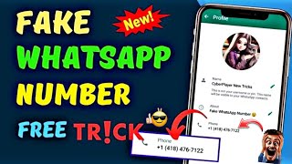 WHATSPP FAKE NUMBER KAISE BNAYE  HOW TO CREAT WHATSPP FAKE ACCOUNT  2024  NET METHOD  anumods [upl. by Enylcaj32]