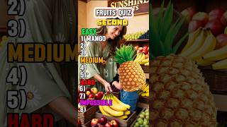 Fruit Masters Can You Identify These Mysterious Fruits shorts quiz trivia [upl. by Laehcim724]