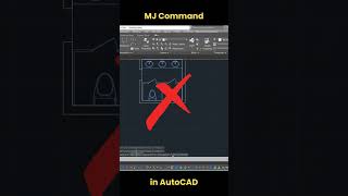 MJ Command in AutoCAD shorts autocad [upl. by Netloc]