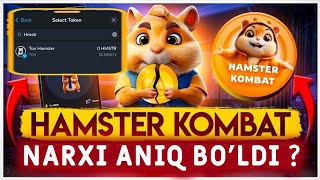 HAMSTER KOMBAT NARXI QANCHA ANIQ NARXI  Hamster Kombat pul yechish Notcoin TapSwap pul ishlash 2024 [upl. by Esteban]