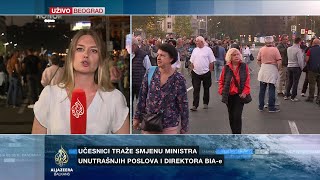 U Beogradu novi protest protiv nasilja [upl. by Suillenroc]