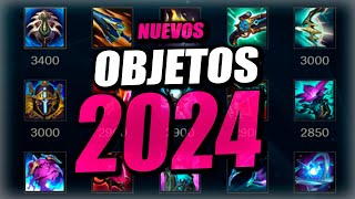 🔥 TODOS los NUEVOS OBJETOS de LOL 🔥  Nueva Temporada League of Legends 2024 [upl. by Hovey960]