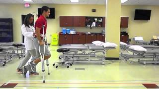 Schneider Hong Fleming Crutch Gait Pattern 2 pt 3 pt 4 pt [upl. by Atnahc]