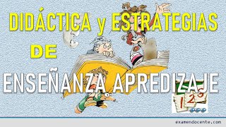 DIDACTICAS Y ENSEÑANZAS DE APRENDIZAJE  examen docente [upl. by Beryle40]