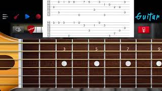 Heaven Knows  Rick Price real guitar app Free Tabs [upl. by Hemetaf244]