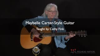 Maybelle CarterStyle Guitar with Cathy Fink  quotCannonball Bluesquot [upl. by Remle]