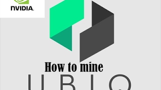 How to mine UBQ  Ubiq with Nvidia GPUGPUS [upl. by Arahc]