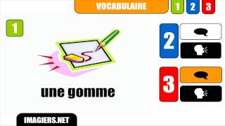 How to pronounce in French  une gomme [upl. by Brey]