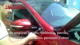 Sistema antirrobo asegurar espejos lunas emblemas y partes del carro antirobo [upl. by Ellard]