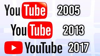 ALL YouTube Logos In ORDER 2005  Today [upl. by Eckhardt]