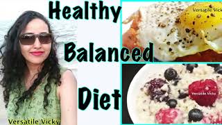 Maintenance Diet Plan  Indian DietMeal Plan For Weight Loss Versatile Vicky [upl. by Redneval]