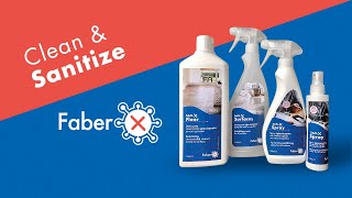 Faber ❌  New sanitizing solutions for all floors surfaces and for you [upl. by Winfred374]