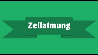 Last minute tutorial Thema quotZellatmungquot  leicht und vollständig erklärt [upl. by Anitsrik]