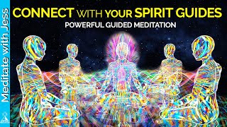 Meet Your Spirit Guides In The Crystal Cave  Powerful Guided Meditation Connect To Your Soul Group [upl. by Ewall]