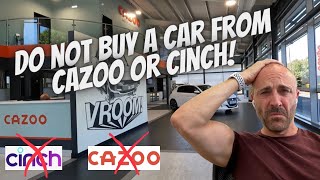 Do not buy a car from Cazoo or Cinch customer review  Buying a car for my son part 2 [upl. by Church336]