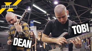 Dean amp Tobi of ARCHSPIRE Perform At NAMM 2020  GEAR GODS [upl. by Felty460]