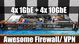 Awesome Firewall and VPN 1U Box We Use [upl. by Ahsikan]