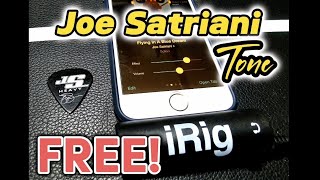 FREE Awesome TONEBRIDGE Guitar App amp Cheap iRig Soundcard Joe Satriani Flying in a Blue Dream Patch [upl. by Alfeus460]