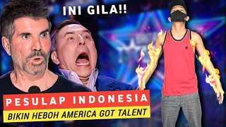 GOLDEN BUZZER pemuda indonesia menunjukan skil sulap yang luar biasa trending agt magic [upl. by Donaugh]