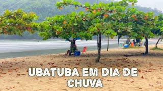 Ubatuba em dia de chuva  Clima às vésperas do feriado de Páscoa🌦️ [upl. by Franciska]