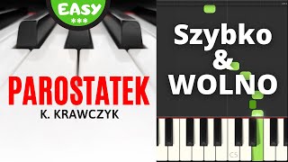 Parostatek  Krzysztof Krawczyk I Piano Tutorial I Zagraj to sam I Łatwy Piano Cover [upl. by Kcirderf]