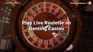 Play Live Roulette On Genting Casino [upl. by Alys]