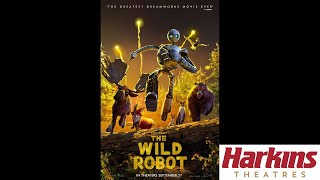 Opening to The Wild Robot at Harkins Theaters 92924 [upl. by Erek]